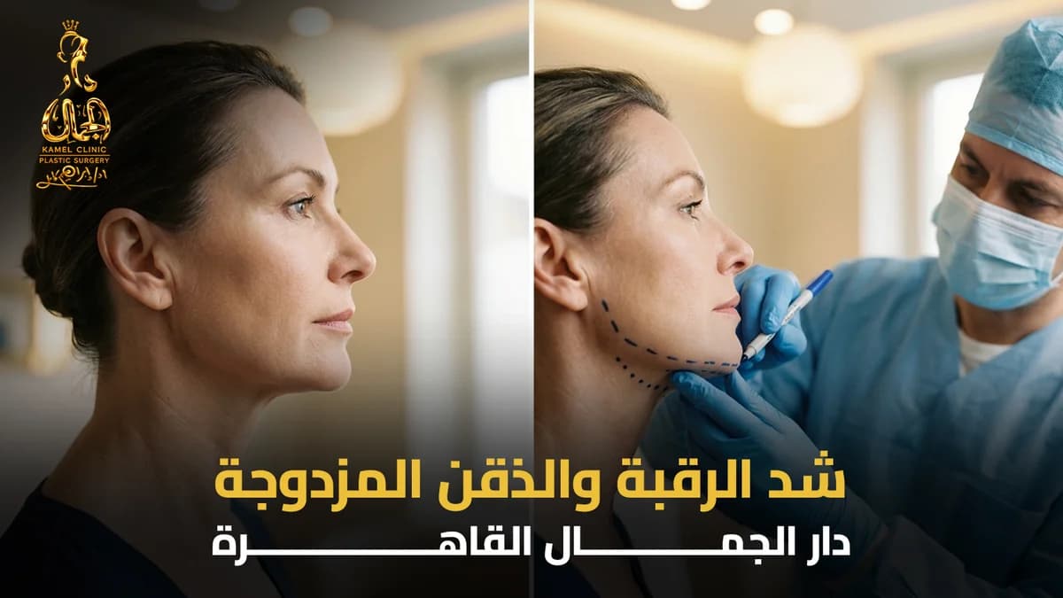 عملية شد الرقبة والذقن المزدوجة | دليل 2026 - دار الجمال